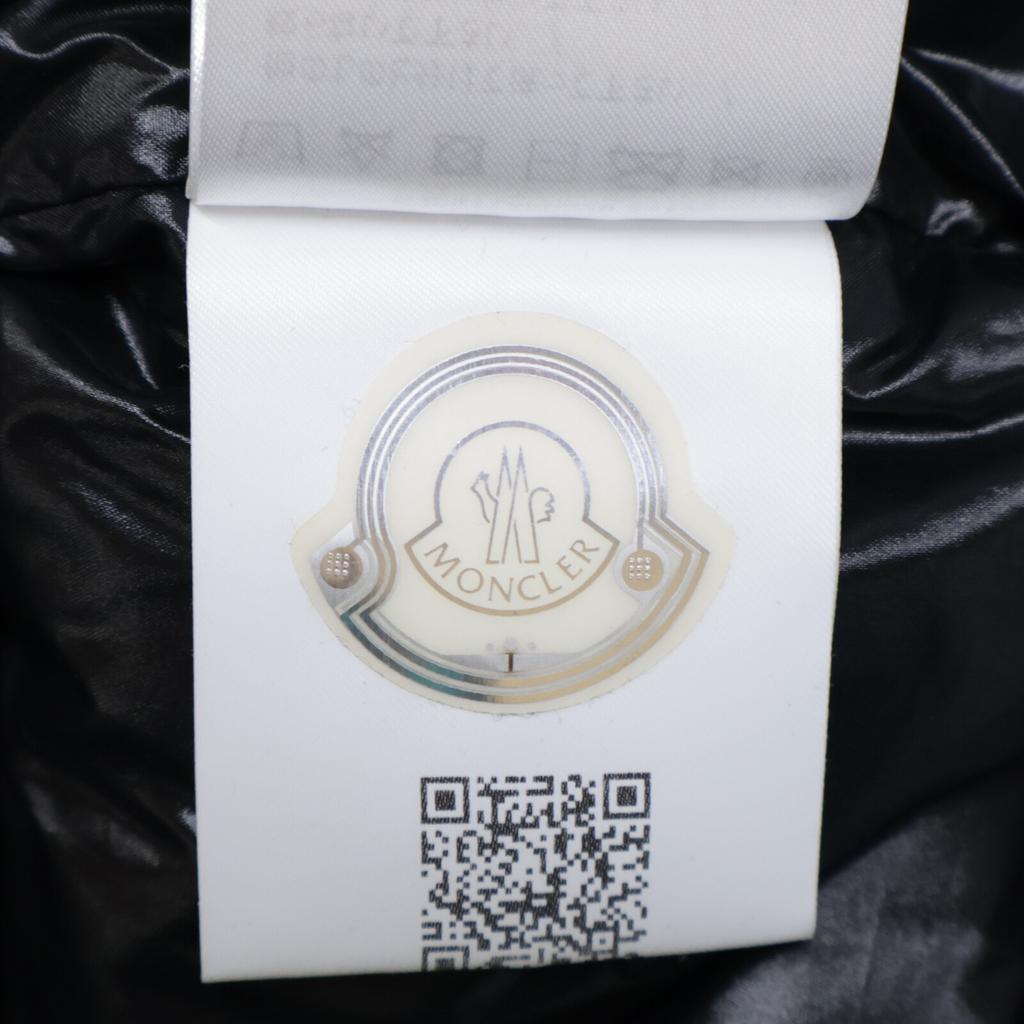 MONCLER PALLARDY/Paradise Back Logo Bi-Color Hooded Down Jacket 1 blackUsed