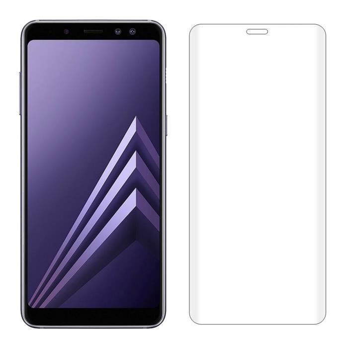Verre Trempé pour Samsung Galaxy A8 2018 A530 - Film Integral Transparent Vitre Protection Ecran Resistant [Phonillico®]
