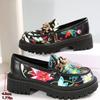 Spring and Autumn New Model Thick-Topped Women's Round-Toe One-Piece Shoes