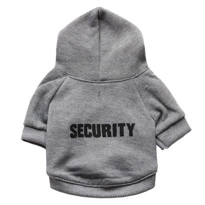 Dog & Cat Fleece Hoodie - Security Design for Autumn/Winter