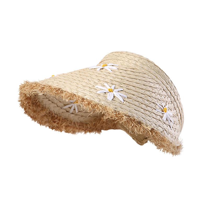 

Соломенная шляпа от солнца Легкая Повязка Дышащая Защита УФ белый