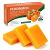 3 Pack Persimmon Soap Odor Removal Handmade Body Cleansing Soap Travel Portable Deodorant Soap