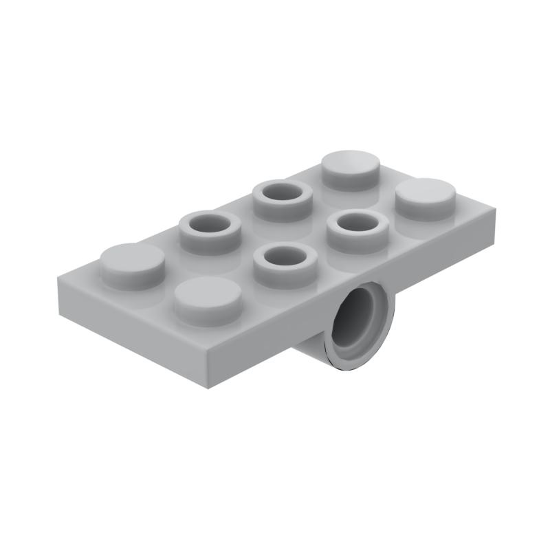 

Rainbow Pig MOC Parts 26599 Plate Modified 2 x 4 with Pin Holes Compatible Bricks DIY Assmble Building Block Particle Kid Toys світло-сірого кольору