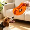 Durable Plush Dog Toys Crinkle Chew Toy Food Shape Interactive Hamburger Pizza Hot Puppy Enrichment Play Design Fabric Teething Toy for Small