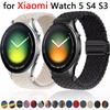 20mm 22mm Nylon Strap for Xiaomi Watch 5 S4 S3 S2 S1 Color 2/1 Sport Bracelet OPPO Watch S X2 3 Lite Realme Watch 5 S Wristband