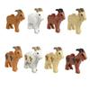 Bausteine Tiere Ziege Schaf Geflügel Rind Vieh Geflügel Küken Bauernhof Haustier Gans Vogel Zubehör Kinder Spielzeug Geschenk natürlich 5 Stück