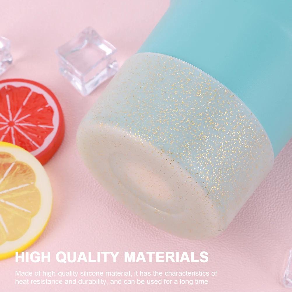 Silicone Water Bottle Boot Heat Insulation Protective Bottom Base Bottle Bottom Sleeve Cover for Stanley 20-40oz Water Bottle