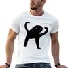 Cursed Cat T-Shirt T Shirt Men 100% Cotton Luxury Brand Man T Shirt Luxury T Shirts for Man Cot