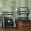 Aluminum Alloy Rotating Laptop Stand with Heat Dissipation, Folding and Height Adjustable.