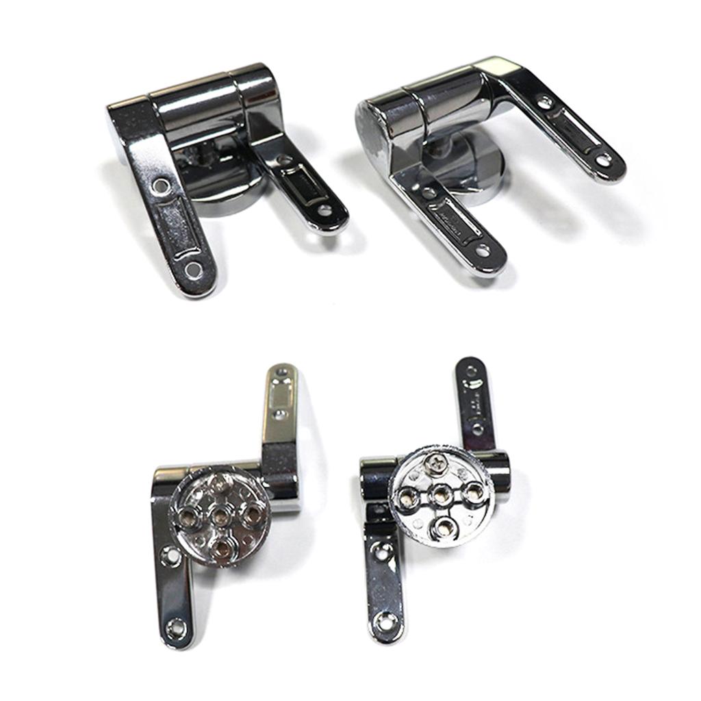 Toilet Seat Hinges Replacement Part Toilet Lid Hinges with Soft-Close Mechanism Hinge for Toilet Seat Simple Install