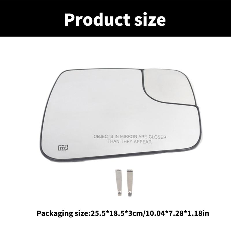 Side Mirror Glass Convex Replacements Rear View Mirror Glass Left/Right Mirror Glass Vehicle Accessory for RAM1500 2500