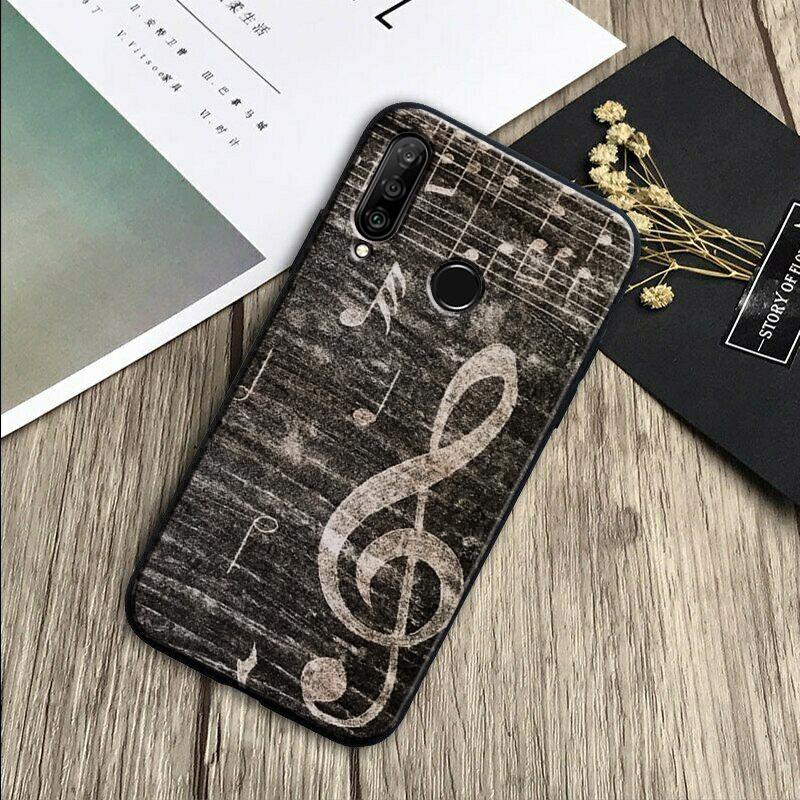 Music Score Musical Notes For Huawei Nova 11 12i 8i 7i 3i 9 10 SE Y60 Y61 Y70 Y72 Y73 Y90 Y91 P20 P30 Pro P40 Lite Case