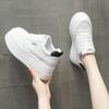 Super thick-soled heightening little white shoes women's 2025 spring and autumn new small and versatile super fire muffin-soled casual board shoes