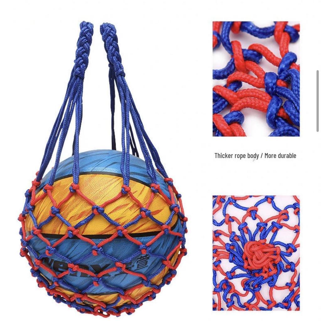 Durable Mesh Sports Bag for Basketball, Football, Volleyball - Thickened Storage Net