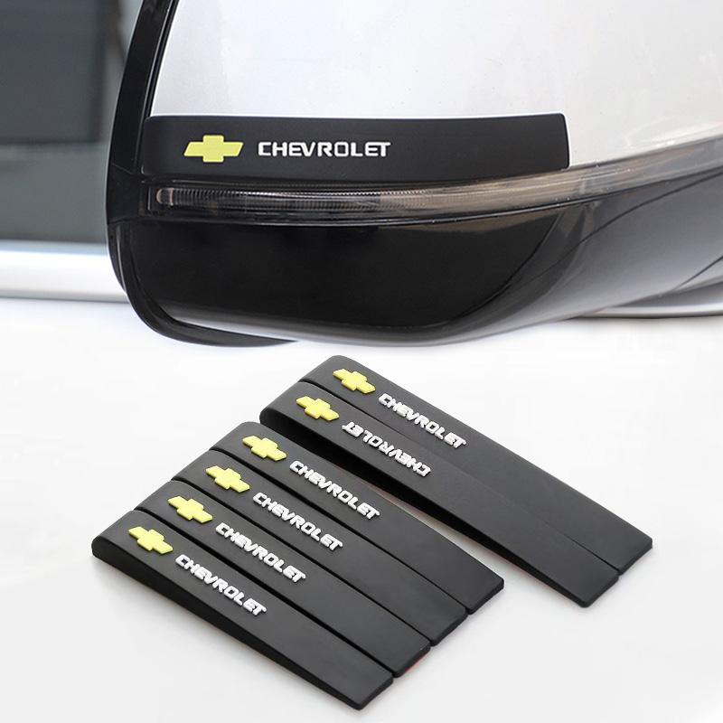 6Pcs Car Door Rubber Strip Sticker Anti Collision Protective For Chevrolet Corvette Montana TrailBlazer Silverado Traverse Cruze