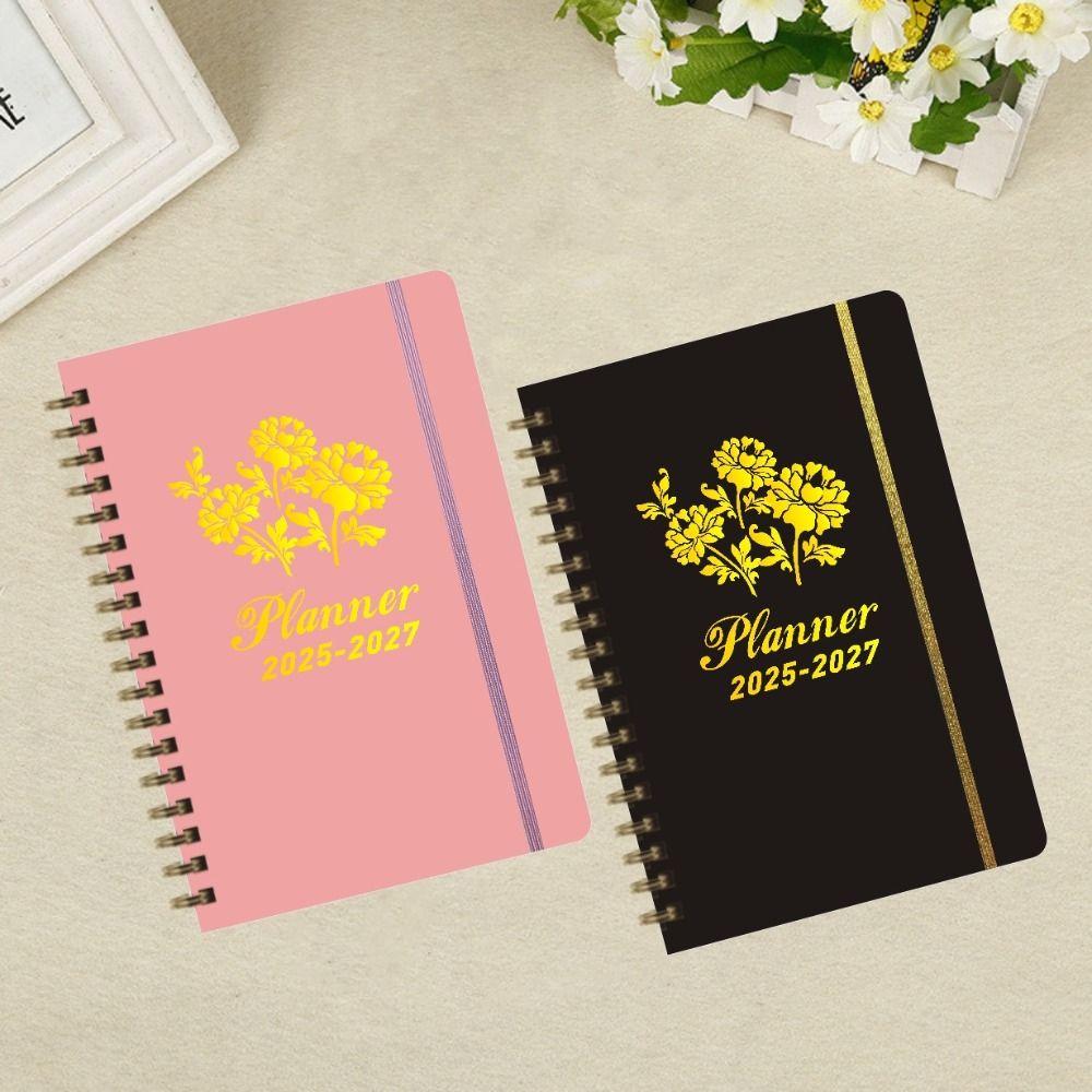 12 Months 2025 Schedule Planner Notepad To Do List Diary Writing Pads  Office Supplies
