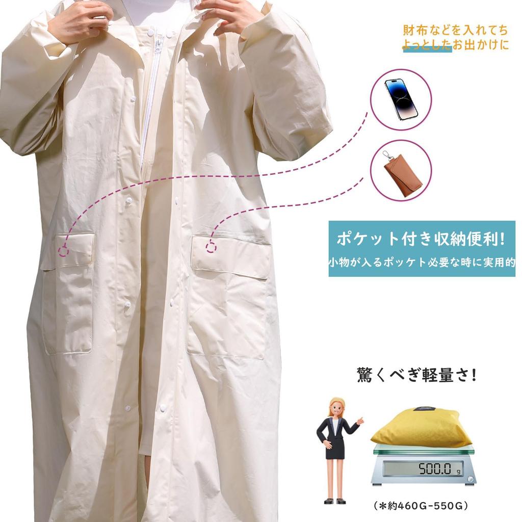 Silenty Cycling Rainwear for Men and Motorcycle Rain Poncho with Double Transparent Rain Stylish Backpack Rain Rain Gear for Rainy Disaster