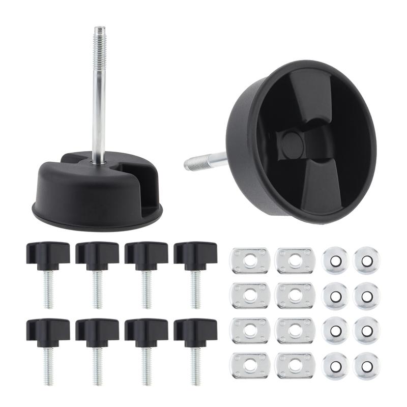 10 pieces Hardtop Screw Quick Release Bolt Nuts Set Fit for JEEP Wrangler JK Car Hard Roof Shed Disassemble Interior Accessories