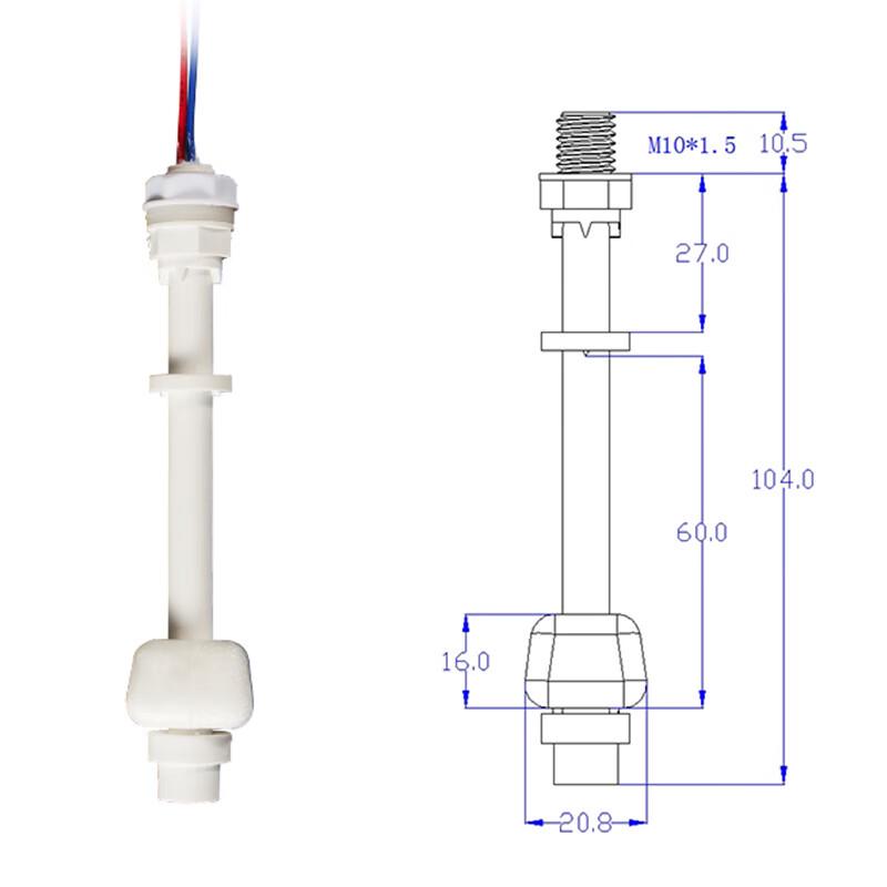 

Xuanzhizhun PP Float Level Switch Water Sensor CN plug (adapter included)