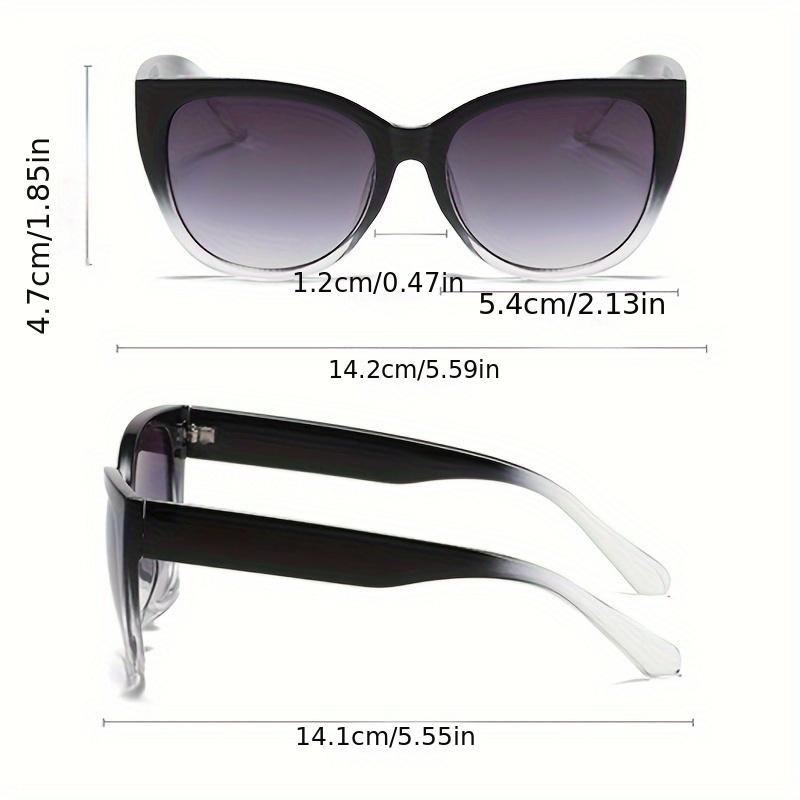 Cat Eye Gradient Fashion Sunglasses for Women Vintage Shades Eyewear for Outdoor Hiking