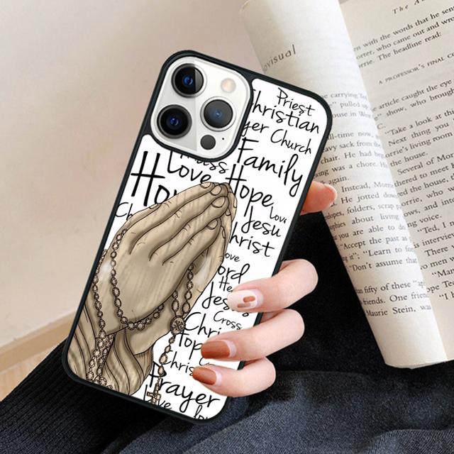 Bible Jesus Christian quotes Phone Case Cover for iPhone 17 Air 16 15 14 13 11 12 Pro Max Plus Fundas Coque