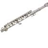 SLADE Silver Piccolo, C Key, 16 Holes, White Brass Body with E Key – Beginner Grade Exam Instrument.