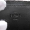 Great BERLUTI Card Case Core Logic Calligraphy Scritto L-shaped zipper Burgundy Used