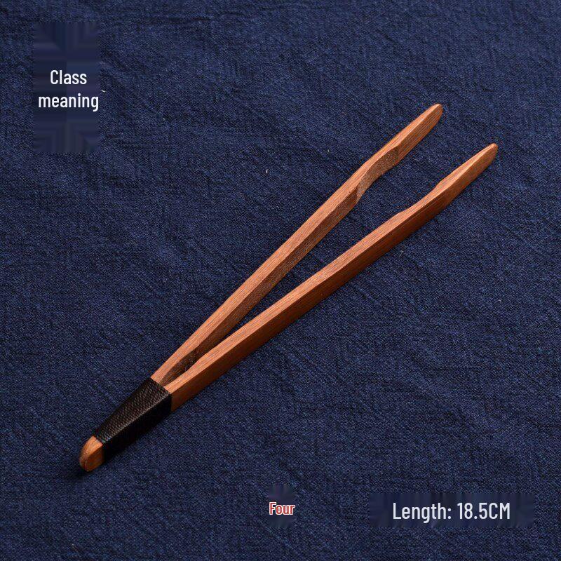 Bamboo Tea Clip & Tweezer Set