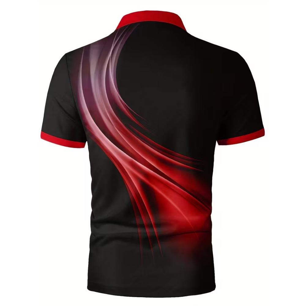 Herren Kleidung Sommer Neu Kurzarm Business Casual Kragen Golf Poloshirt 100% Polyester