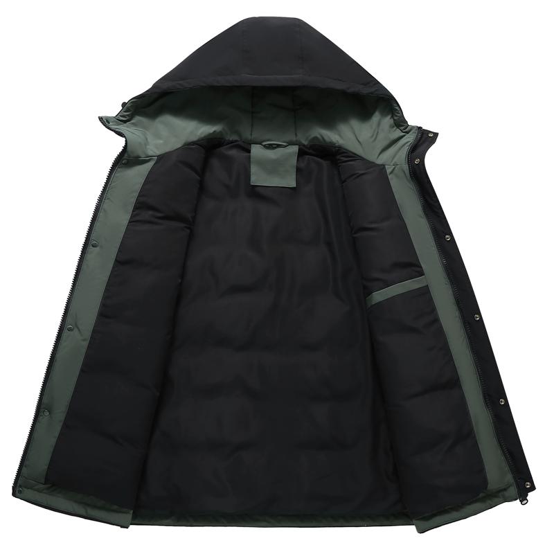 Übergröße 5XL-12XL Mode Winter Herrenmantel Kapuze Wasserdicht Lässig Locker Dick Warm Übergröße Oberbekleidung Herrenjacken