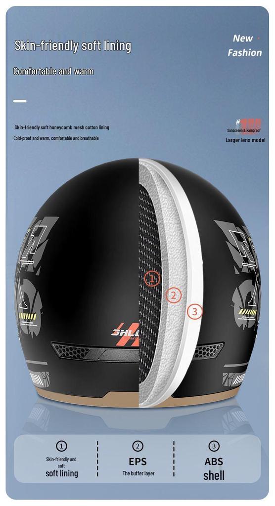 Unisex 3C Certified Electric Scooter Helmet - Breathable, Sun-Protected, and Suitable for All Seasons