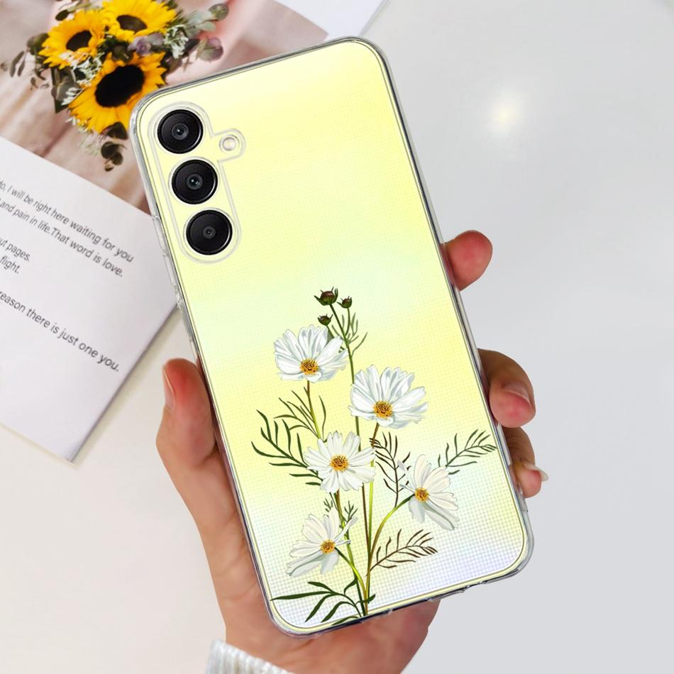 For Samsung Galaxy A25 Case Samsung A25 5G SM-A256B 2023 Elegant Printing Soft Silicone TPU Slim Phone Back Cover