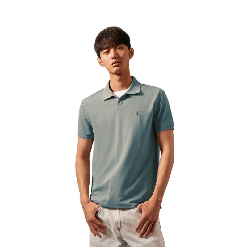 Calvin Klein Polo Shirts Men's Polo Collar Moderate Straight Fit J326349