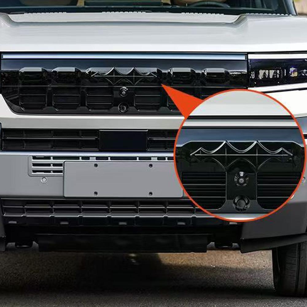 For BYD Formula Leopard 8 Car Logo Decoration Stickers Blackened Front And Rear Logos Front And Rear Logos Modified Decorative