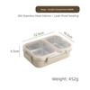 Stainless Steel Lunch Box Divided Food Storage Box Portable Food Container  School/Office