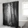 1Pcs Halloween Decoration Gothic Style Forest Pattern Shower Curtain Bathroom Decor Halloween Decoration Indoor Showr Curtain