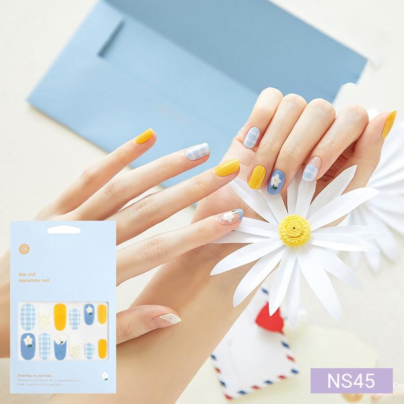 Vibrant Pop Nail Stickers 24pcs | Self-Adhesive Strips, Rainbow &Neon Mix, Quick 5-Min Manicure