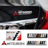 Car Styling 3D Aluminum Alloy Car Emblem Badge Decoration Sticker For Mitsubishi Lancer ASX Mirage Pajero-Sport Xpander Attrage
