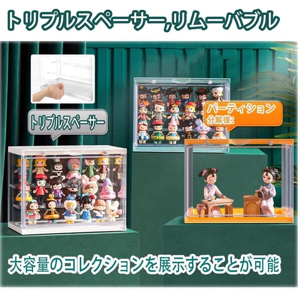 Used White Display Frame with Installation Instructions, Showcase, Display Case, Dustproof Display Box 30*17*23cm, Model Showcase Cabinet, Collection