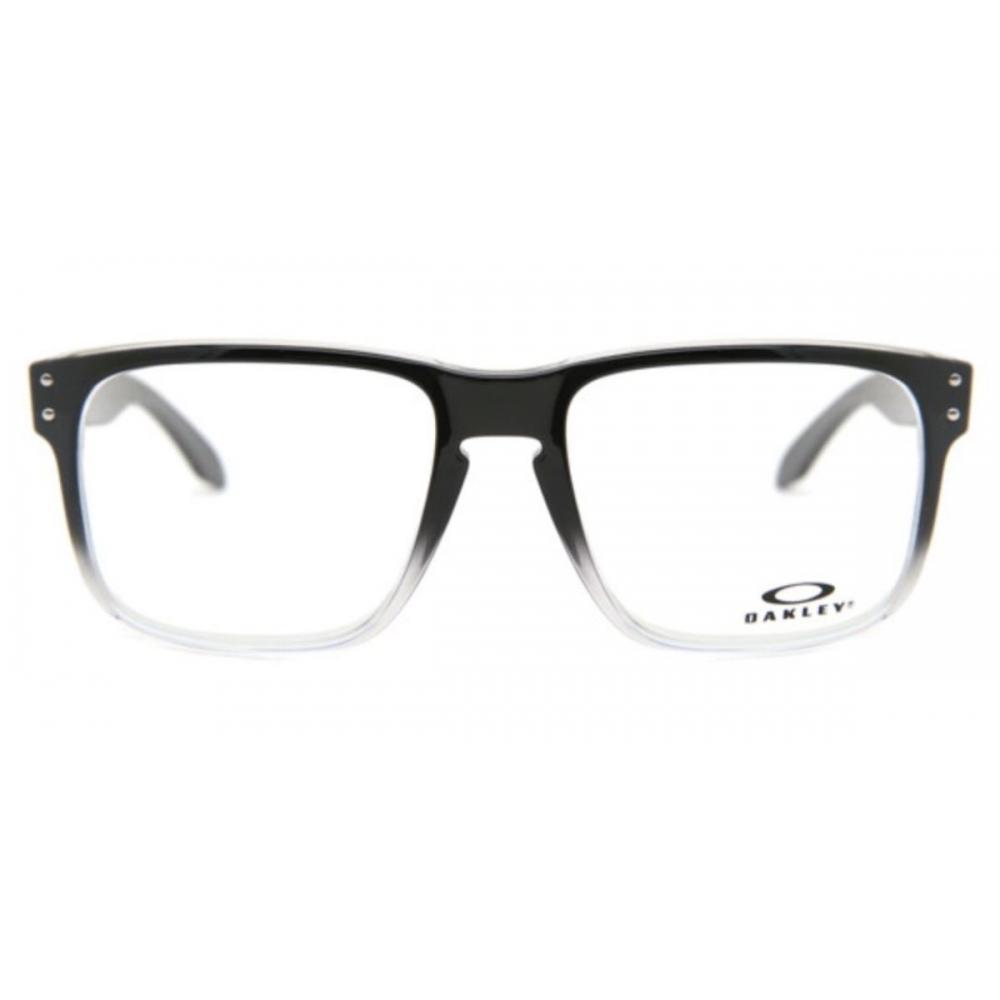 

Oakley Ox8156 Holbrook Rx 815606 Men Eyeglasses Black Clear Fade/56