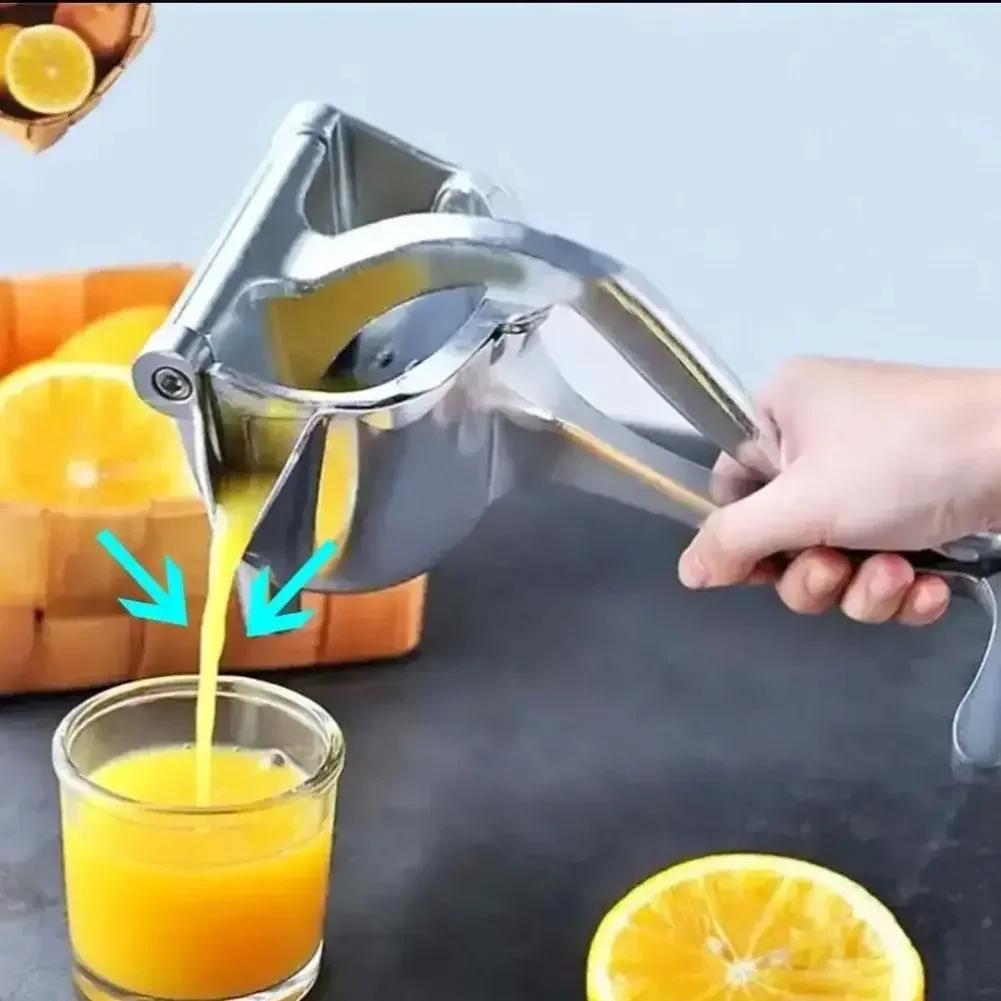 Manual Juice Squeezer Aluminum Alloy Hand Pressure Juicer Pomegranate Orange Lemon Sugar Cane Juice Kitchen Bar Fruit Tool