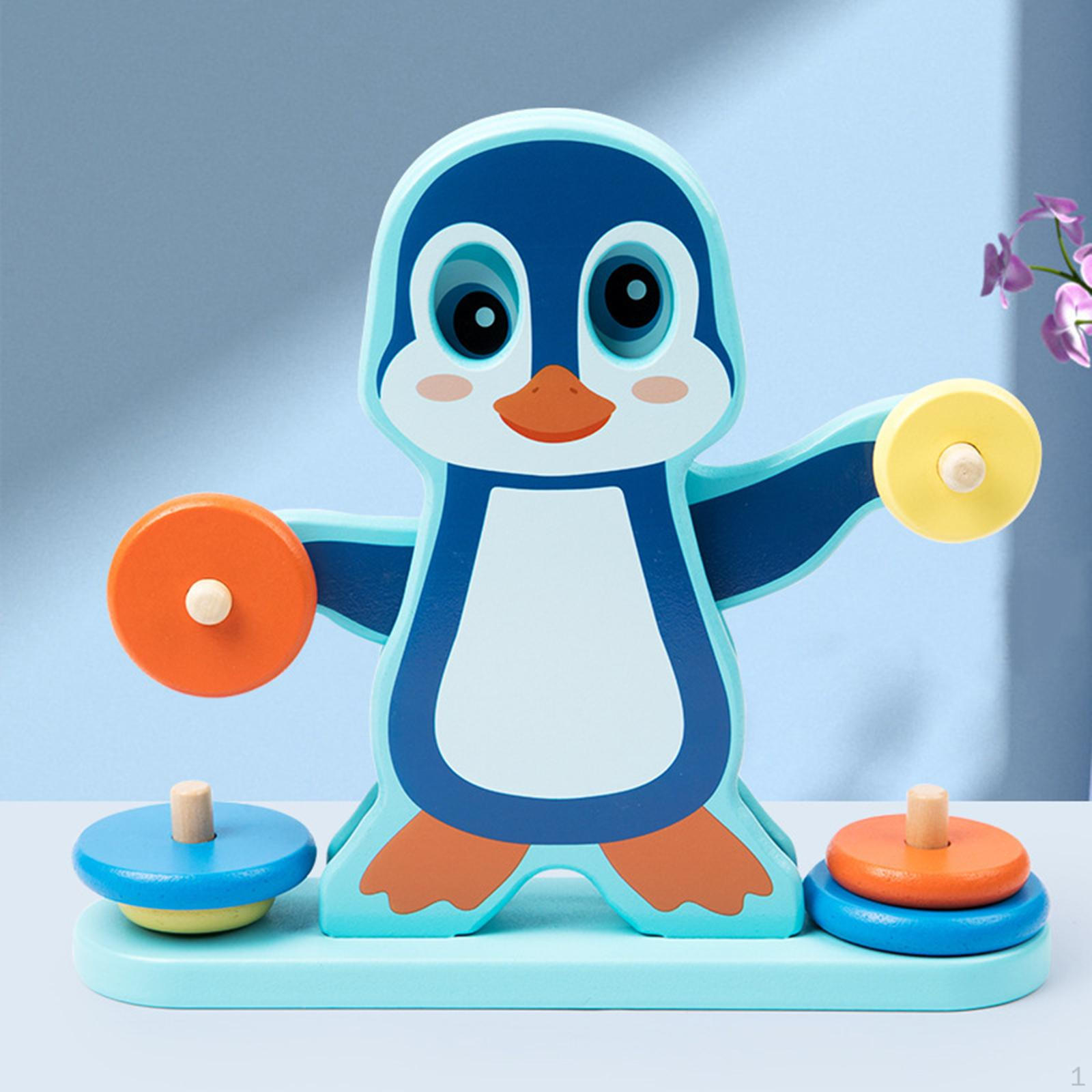 Penguin Math Balance Toy Learning Activities Teaching Kids Enlightenment for Homeschool