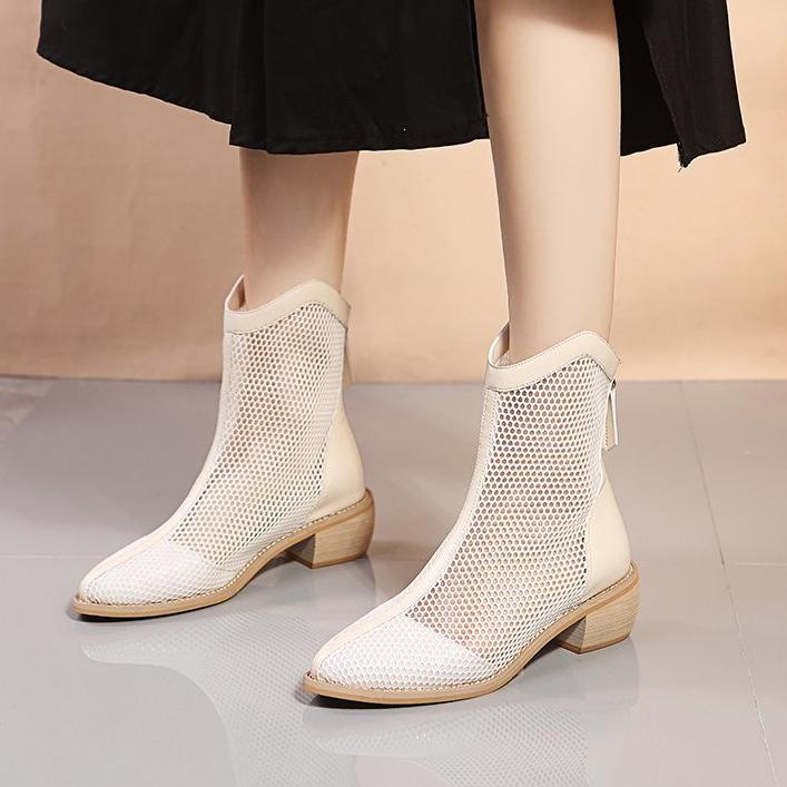 Botas de malla de verano para mujer Botas de malla hueca Botas Martin Boots Botas  cortas delgadas comprar a buen precio — entrega gratuita, reseñas reales  con fotos — Joom