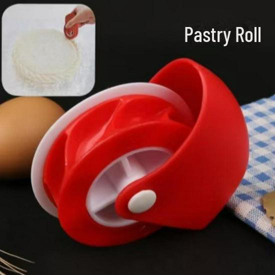 Válečkový nůž na vykrajování těsta a nudlí - Kuchyňský a pečicí nástroj