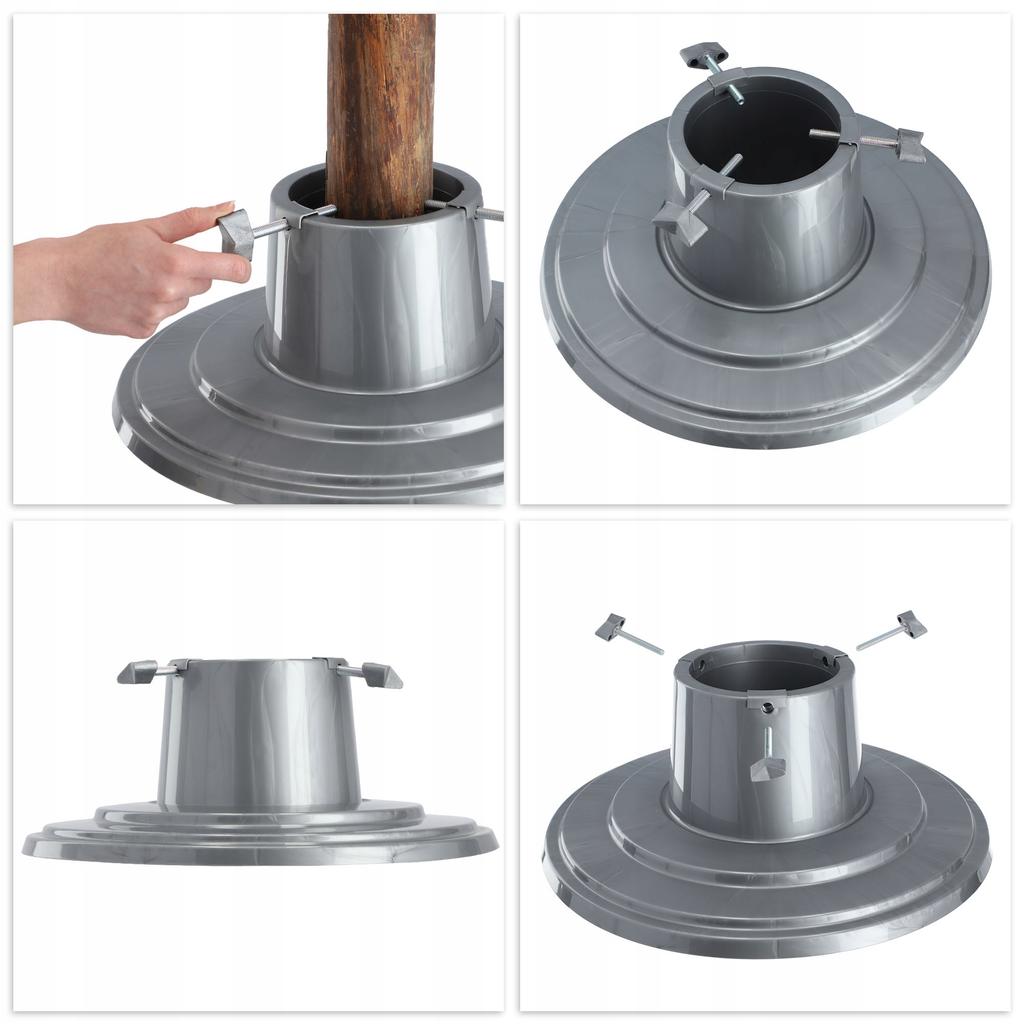 KADAX Christmas Tree Stand Christmas Tree Stand 2 M Silver