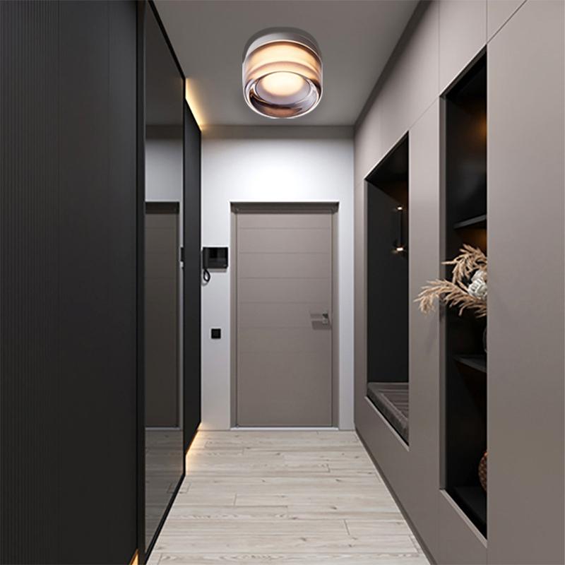 Nordic LED Ceiling lights Waterproof Wall lamp For  Bathroom Balcony Bedroom Entrance Indoor lighting Glass ceiling Lamp