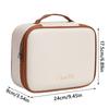 Square Detachable Makeup Bag PU Leather Zipper Cosmetic Bag Compartmentalized Storage Waterproof Makeup Bag Storage Bag