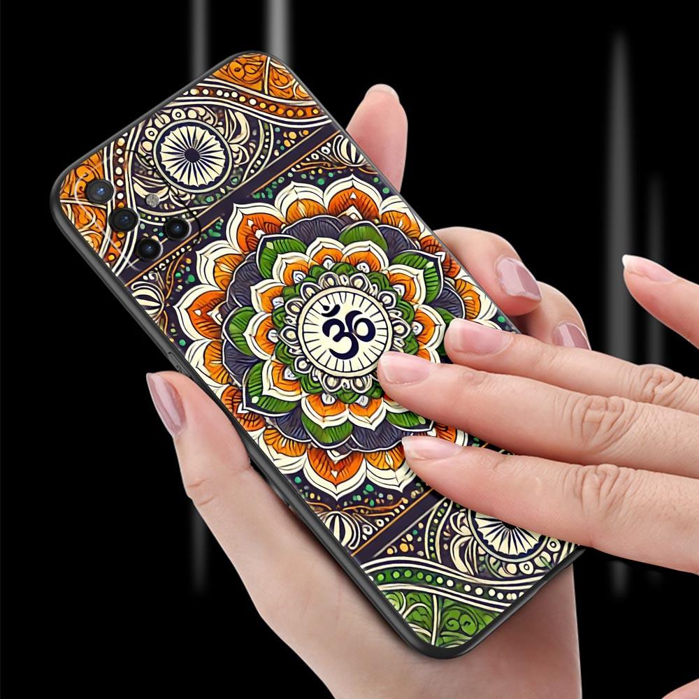 Phone Case For Oneplus 13R 13 12 10T 11 R10 Nord N100 N200 N10 9 9R CE 2 3 Z Pro Lite 5G Soft TPU Cover Indian Pattern Mandala