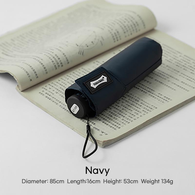 

Сверхлегкий мини-зонт для женщин, японский зонтик от солнца, защита от ультрафиолета, милый солнцезащитный зонт для гольфа UPF50 + тёмно-синий