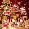 Christmas Gift for Friends Kitty Ornaments 2D Flat Acrylic Hanging Decorations Cute Winter Holiday Ornaments Cartoon Pendants Tree Home Decor